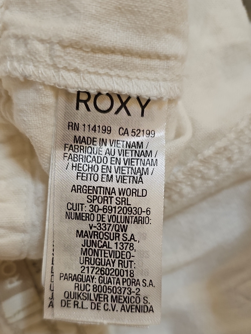 Roxy Oceanside Linen Blend Pants Size Small - Picture 10 of 11